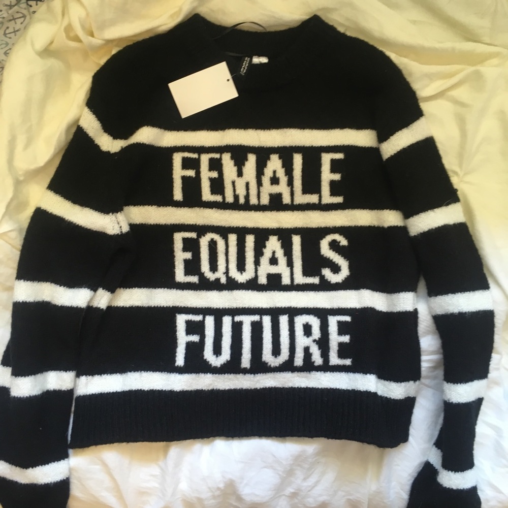 Future is female super soft sweater